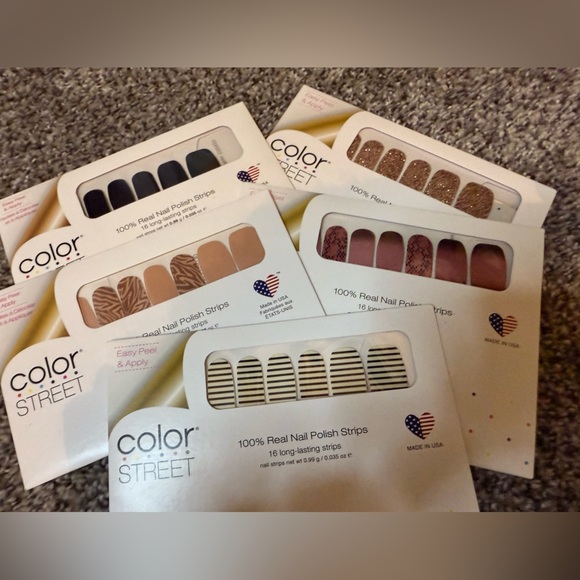 Color street 5 piece nail bundle - Picture 1 of 12